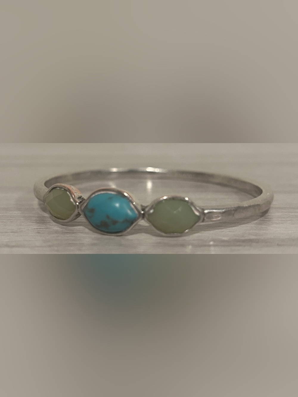 Lucky Brand Boho Silver-Tone Bangle Bracelet